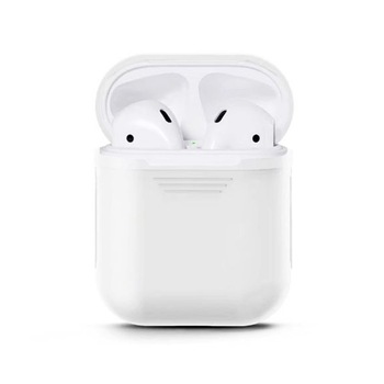 Husa suport casti Apple AirPods, Alb, BBL727 Husa suport casti Apple AirPods, Alb, BBL727