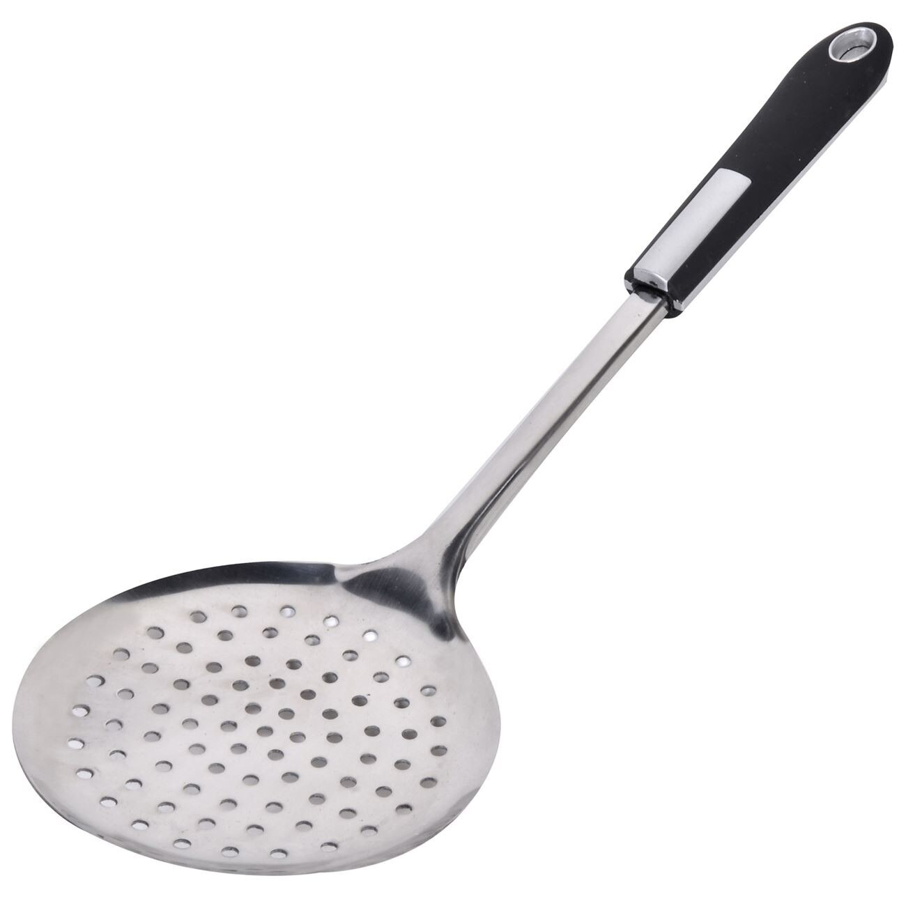 Spumiera din aluminiu, Zola, cu maner negru, 32 cm