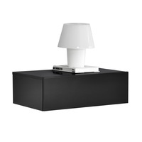 comoda model 1 encasa mdf 46 x 30 x 15 cm cu 1 sertar - negru lucios imagen 16_0_
0