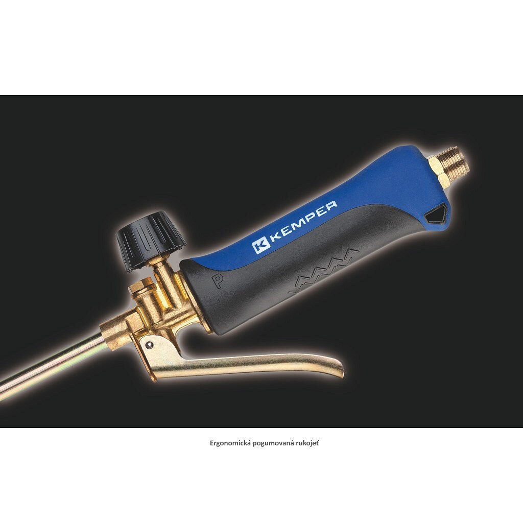 Kemper Cannello A Leva Professionale - Con Prolunga 60cm, Accensione Piezoelettrica, Diametro 60mm - Foto 2