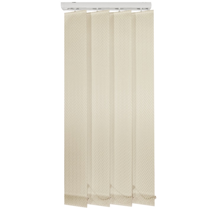 Jaluzele verticale 127mm, L260 x H170 cm, material Barbara 6, Cais