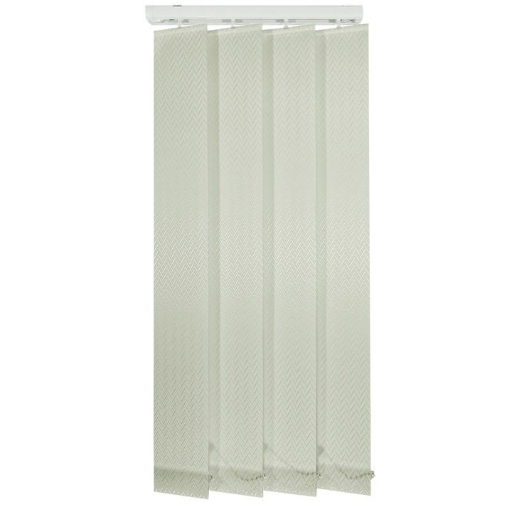 Jaluzele verticale 127mm, L80 x H150 cm, material Barbara 10, Bej