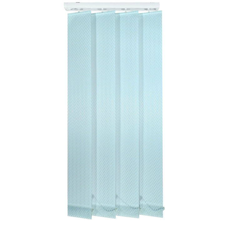 Jaluzele verticale 127mm, L80 x H240 cm, material Barbara 4, Turquoise