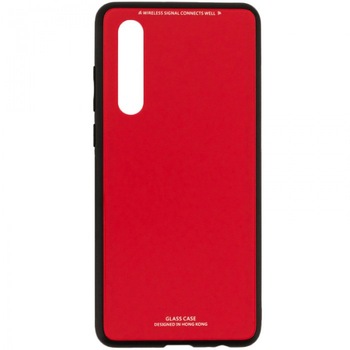 Husa Glass Case - Samsung A9 (2018), Rosu Husa Glass Case - Samsung A9 (2018), Rosu