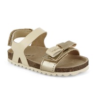 Sandale bio fundita bebe fetita Gold marimea 19