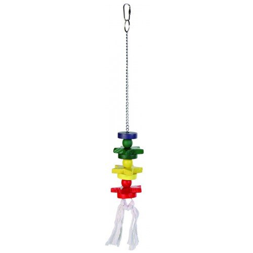 Jucarie Trixie din lemn pentru pasari 30 cm 5195