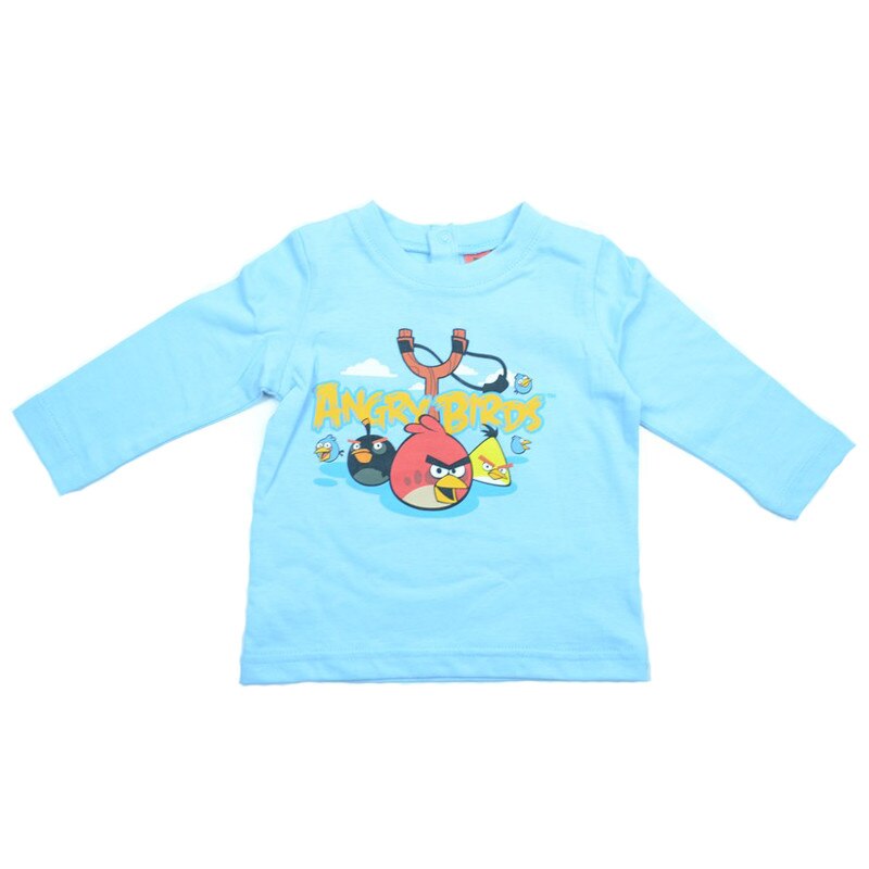 Bluza maneca lunga baieti Sun City Angry Birds OE0163AL, Albastru, 68