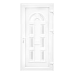 Usa Intrare Pvc Dimensiuni 960mm X2040mm Deschidere Interior Stanga Cu Broasca Cu Inchidere Multipunct Sticla Mata Panel 24mm Emag Ro