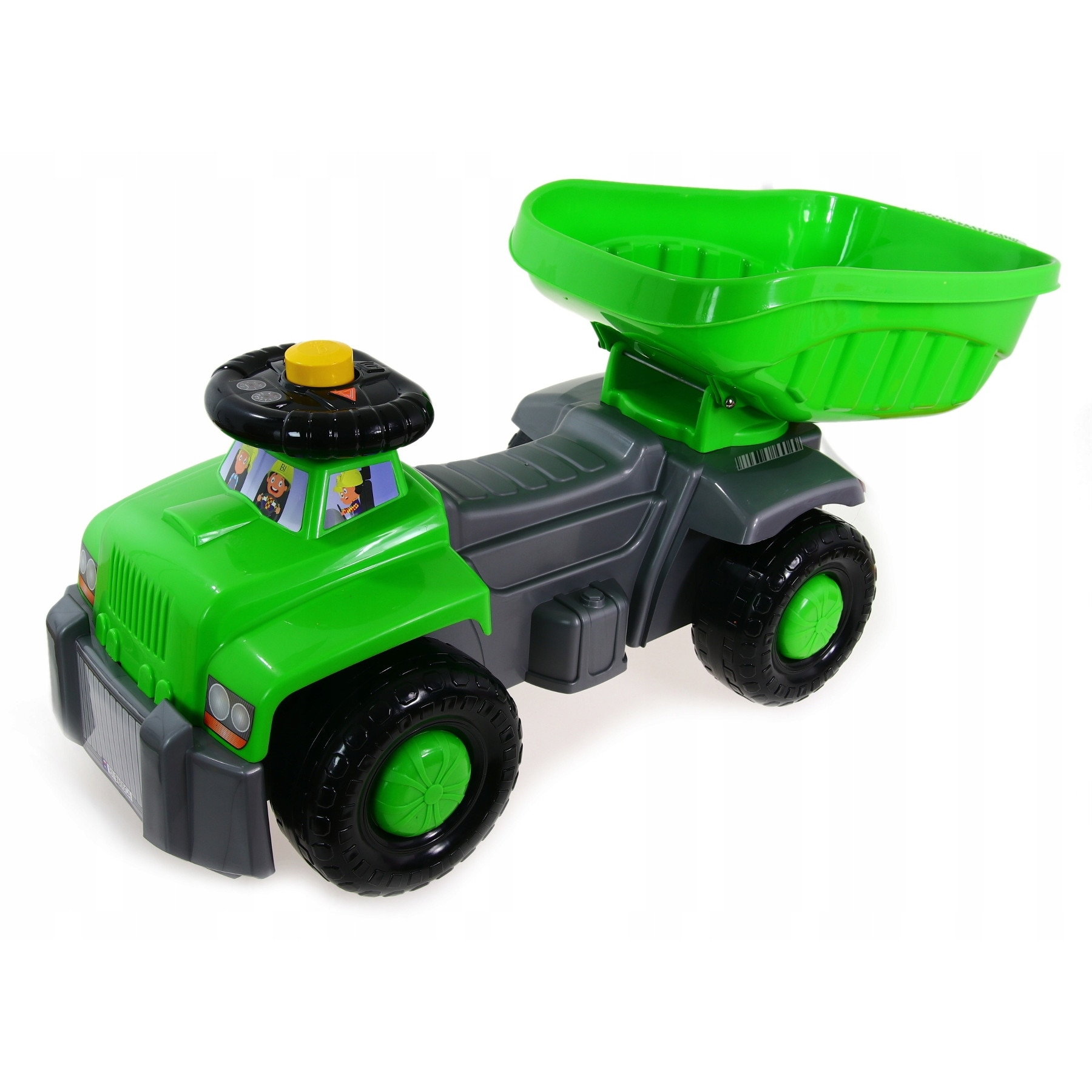 Basculanta gigant Ride-on 2 in 1, verde