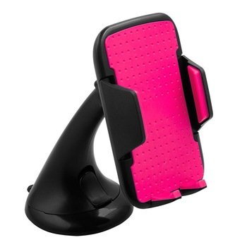 Suport Auto M-Life pentru Telefon, universal, prindere ventuza, rosu Suport Auto M-Life pentru Telefon, universal, prindere ventuza, rosu