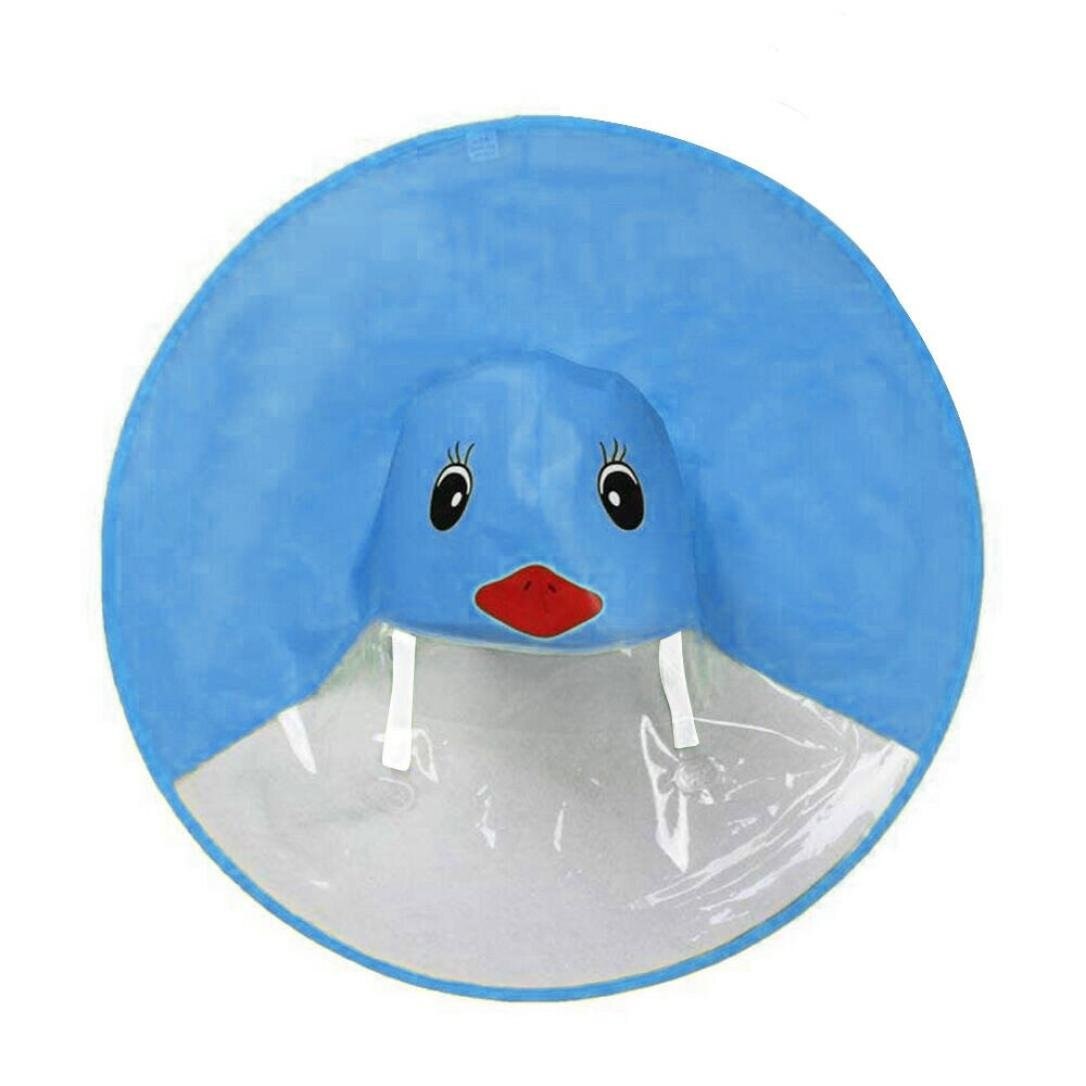 Pelerina pentru ploaie tip farfurie zburatoare marca UFO, Albastru