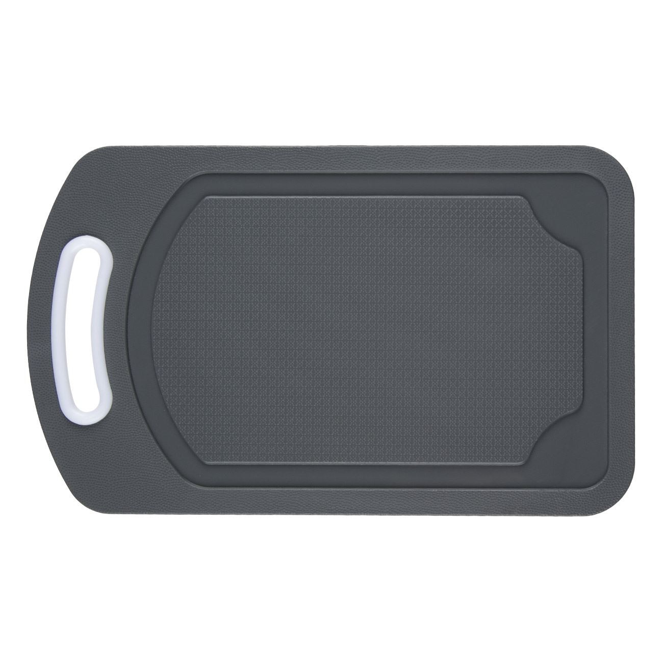 Tocator dreptunghiular, Zola, din plastic, gri, 25x15