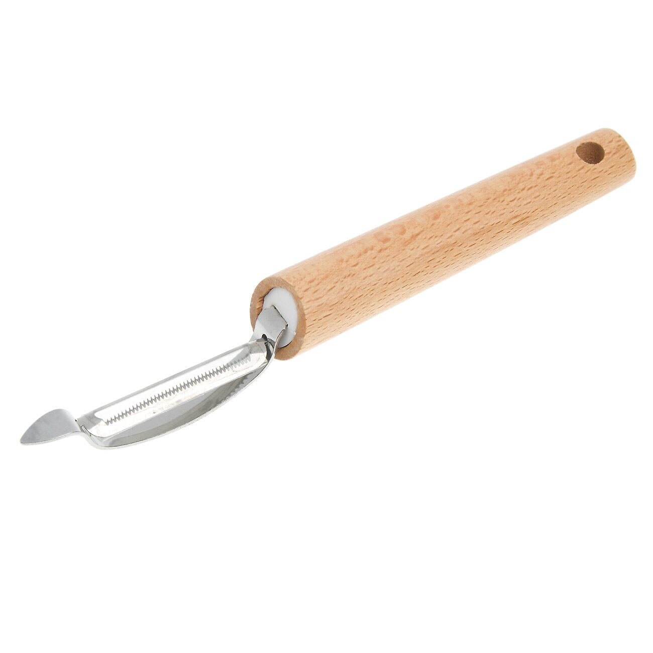 Cutit de curatat legume, Zola, maner din lemn, 21 cm