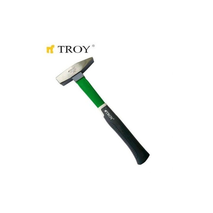 Шлосерски чук с фибергласова ръкохватка (800gr), TROY