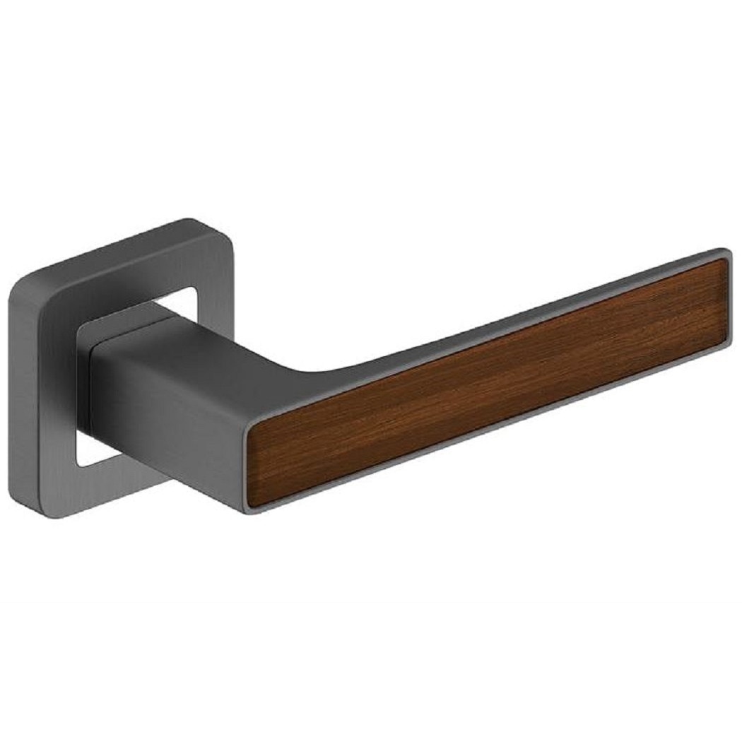 Manere usi DEKO grafit cu decor nuc