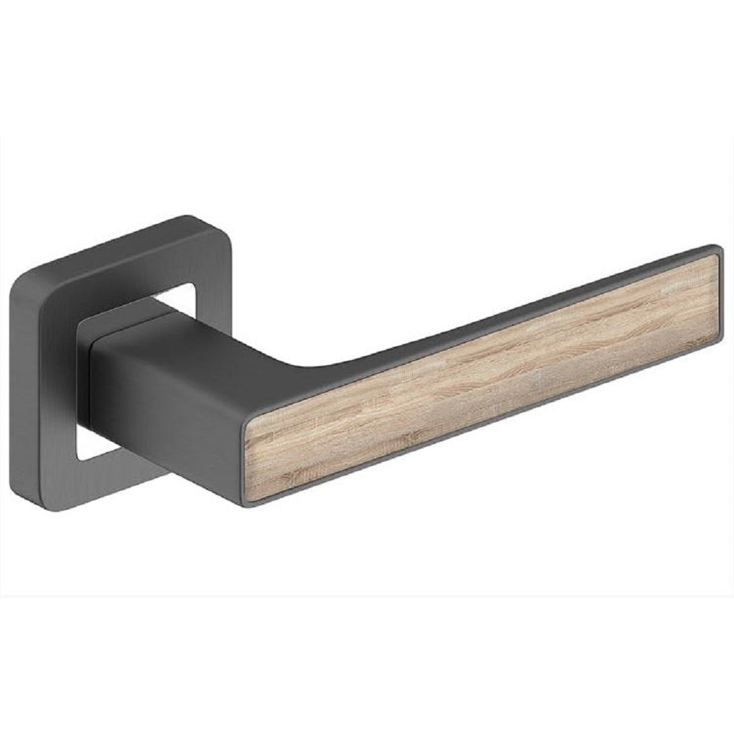 Manere usi DEKO grafit cu decor fag sonoma