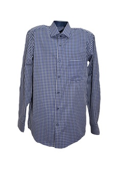 Camasa barbateasca cu maneca lunga, D&J Exclusive, Albastru marin Camasa barbateasca cu maneca lunga, D&J Exclusive, Albastru marin