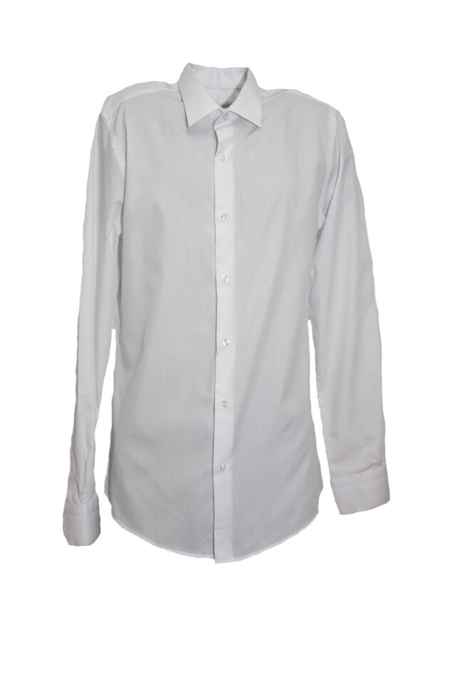 Camasa barbateasca cu maneca lunga, D&J Exclusive,, Alb