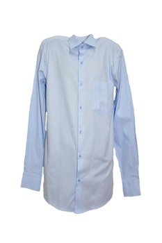 Camasa clasica cu design de patratele mici, D&J Exclusive, Albastru Camasa clasica cu design de patratele mici, D&J Exclusive, Albastru