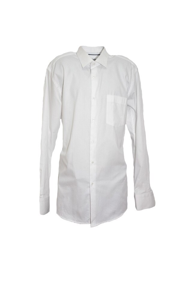 Camasa eleganta cu croiala clasica, D&J Exclusive, Alb