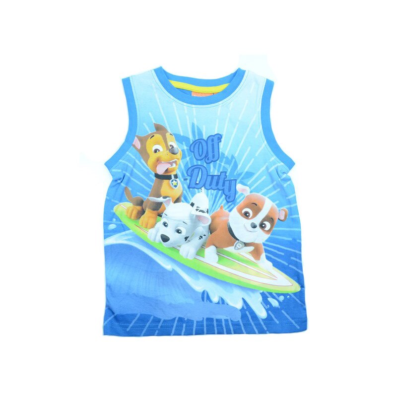 Tricou fara maneci baieti Sun City Paw Patrol ER1253, Multicolor