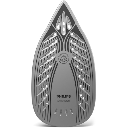 Statie de calcat Philips PerfectCare Compact Plus GC7920/20, 2400 W, OptimalTemp, abur 120 g/min, Smart Calc Clean, talpa SteamGlide, 1.5 L, Albastru