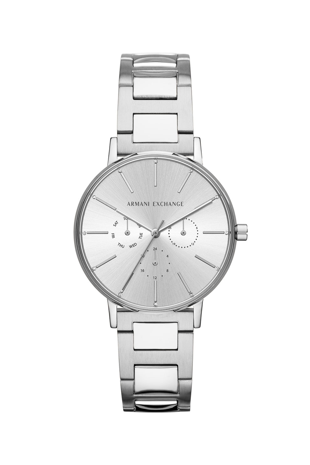 ARMANI EXCHANGE, Ceas din otel inoxidabil, Argintiu