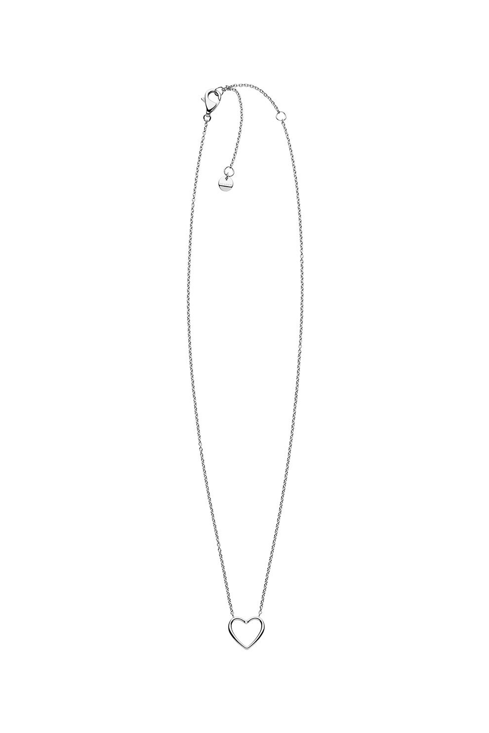 Skagen, Colier cu un talisman in forma de inima Katrine, Argintiu