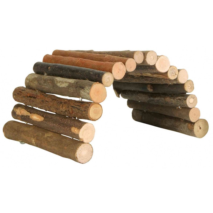 Играчка за гризачи Trixie, естествен дървен мост 22 × 10 см 62151