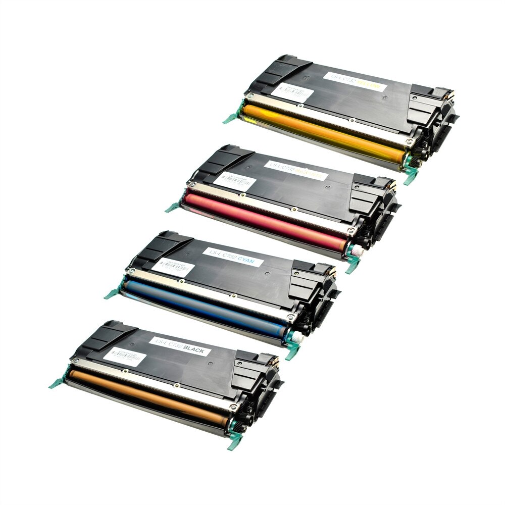 Set 4 Cartuse 26000 Pag C734A BK/C/M/Y Compatibile Lexmark X734DE, X736DE, X738DE, X738DTE, C734N, C734DN, C734DW, C734DTN, C736N, C736DN, C736DTN Lexmark X746de / X748de / X748dte C746n / C746dn / C746dtn / C748e / C748de
