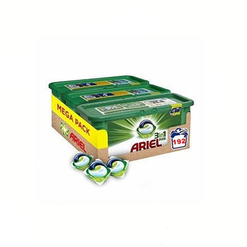 Pachet promotional Ariel capsule 3 in 1 Pods Regular, 192 spalari Pachet promotional Ariel capsule 3 in 1 Pods Regular, 192 spalari