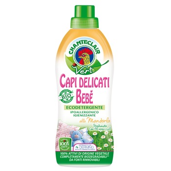Detergent lichid cu migdale Bio Chante Clair Vert Capi Delicati Bebe 750ml Detergent lichid cu migdale Bio Chante Clair Vert Capi Delicati Bebe 750ml