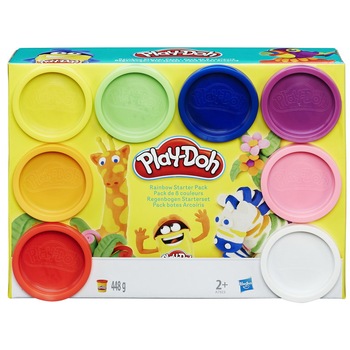 Set Plastilina Play-Doh, Culorile Curcubeului, 8 Cutii Set Plastilina Play-Doh, Culorile Curcubeului, 8 Cutii