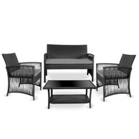 set de gradina cu perne incluse tasos black 2 fotolii masa cu blat de sticla si canapea ego imagen 56_0_
0