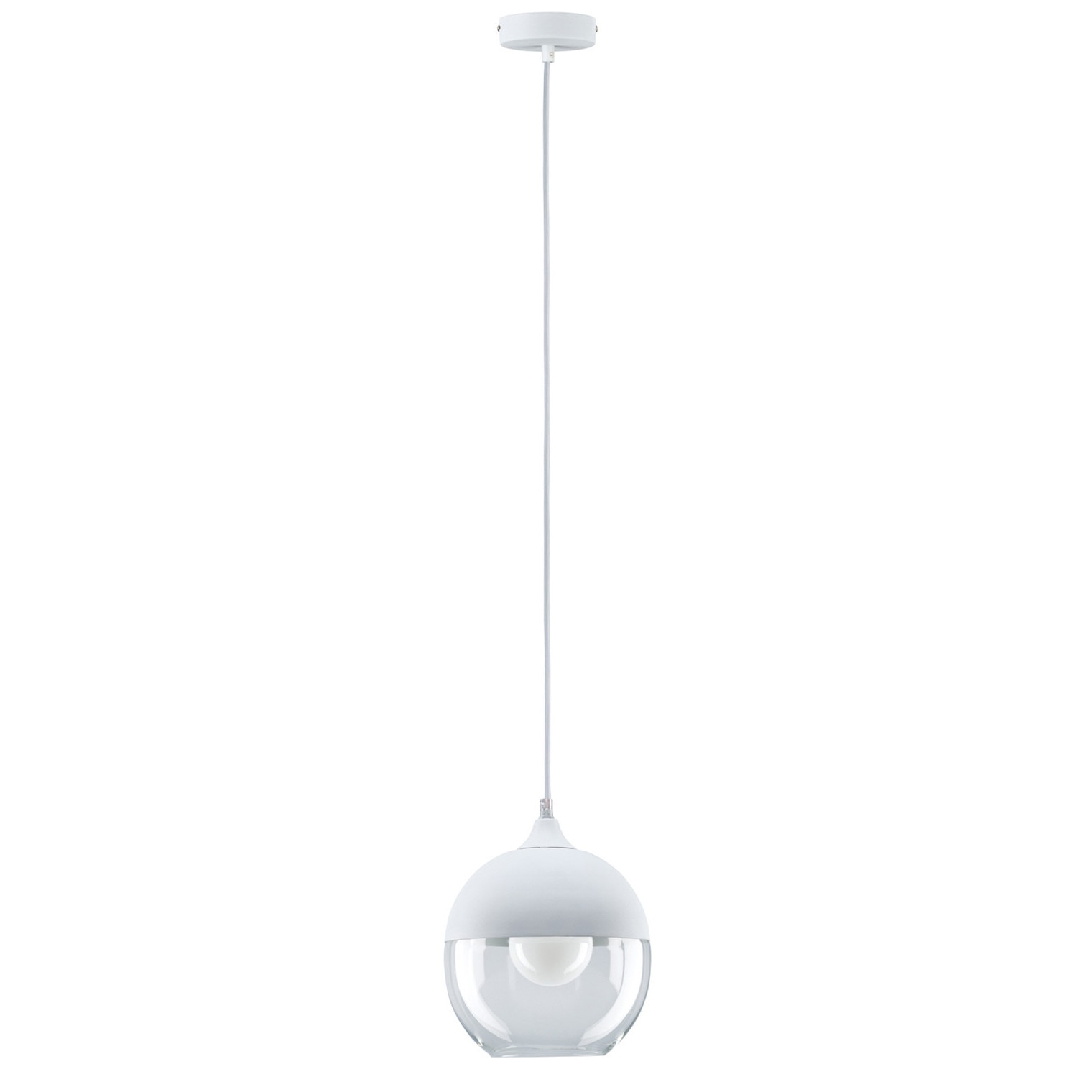 Lampa LED de tip pendul Neordic Vanja, Paulmann, 145 cm, 20W, Alb
