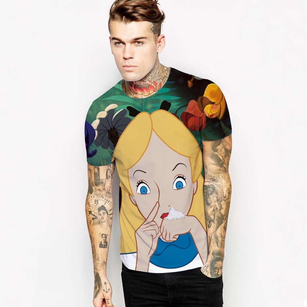 Tricou sport Dope Alice, Multicolor