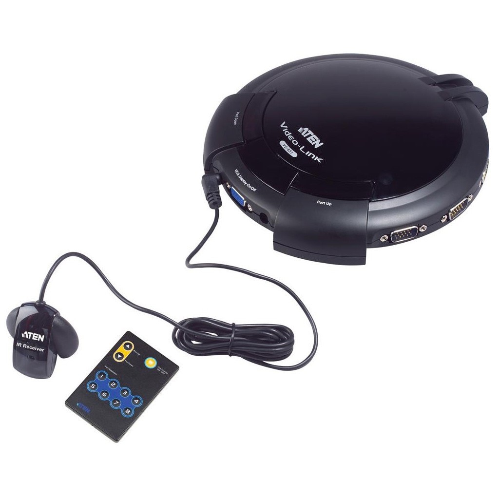 Comutator cu telecomanda , ATEN , Video-Link , SVGA , 8/1 Video-Link