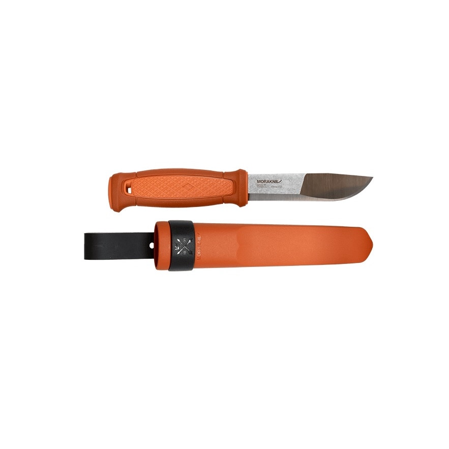 Cutit Mora Kansbol ORANGE pentru vanatoare/munte/camping
