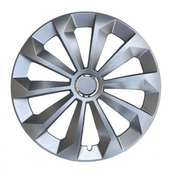 Set 4 capace ART 16 inch, Ring FAME cu inel cromat din material ABS durabil cu standarde de calitate Set 4 capace ART 16 inch, Ring FAME cu inel cromat din material ABS durabil cu standarde de calitate