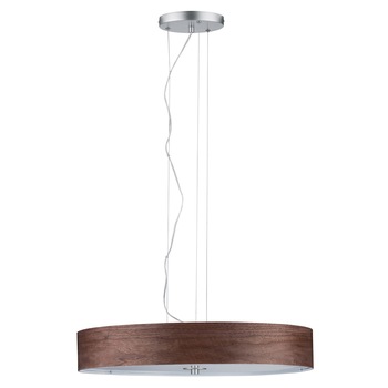 Lustra LED tip pendul Neordic Liska 3, Paulmannn, 132 cm, 3 x 20W, Maro/Argintiu Lustra LED tip pendul Neordic Liska 3, Paulmannn, 132 cm, 3 x 20W, Maro/Argintiu