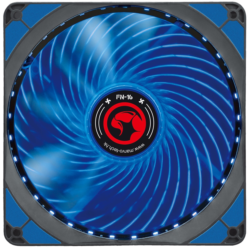 VENTILATOR 140 MM MARVO FN-16 BLUE