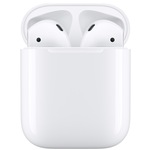 Apple AirPods2 vezeték nélküli gyári fülhallgató, vezetékes töltőtokkal, Fehér