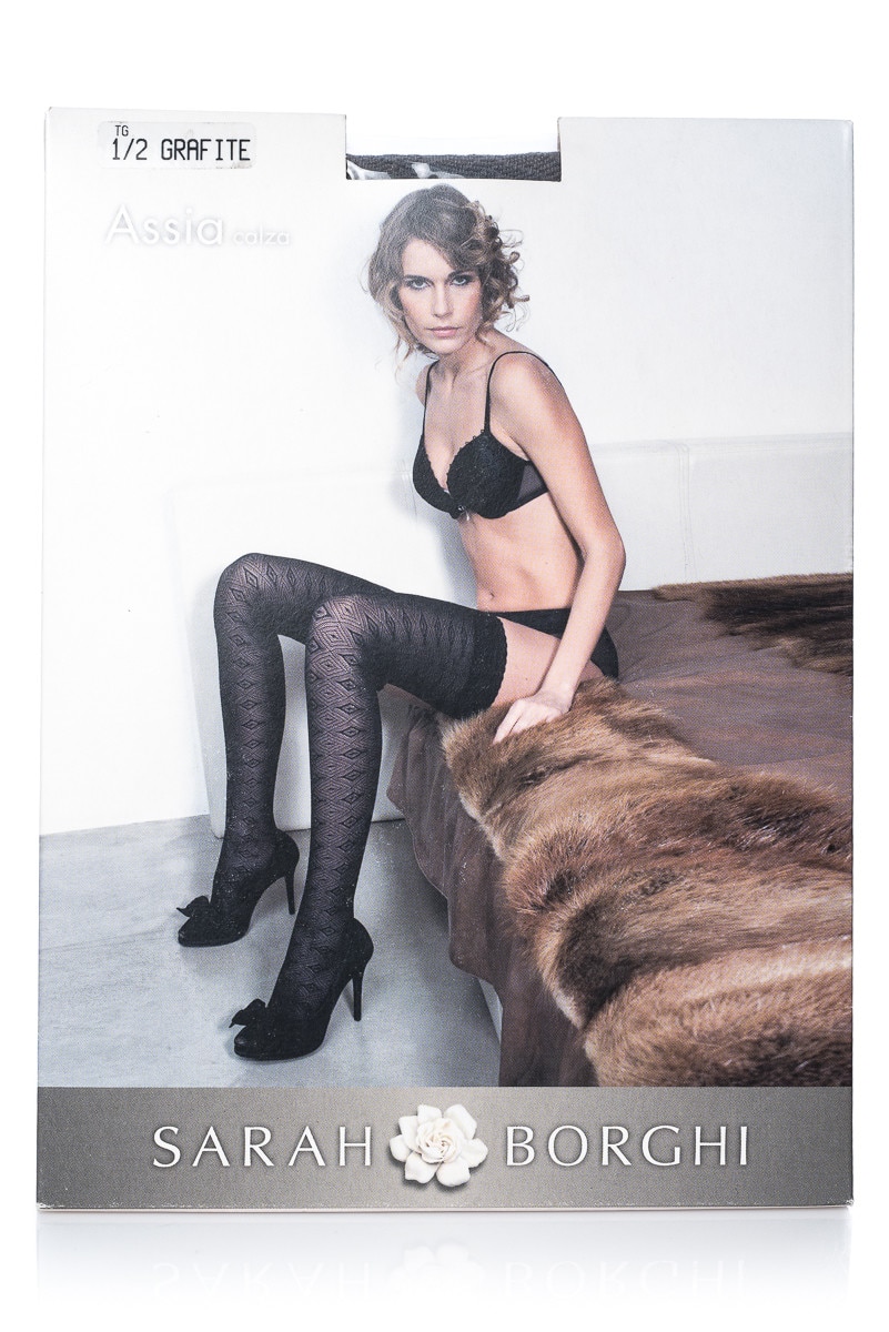 Dres cu banda si model geometric, Sarah Borghi Assia, Gri