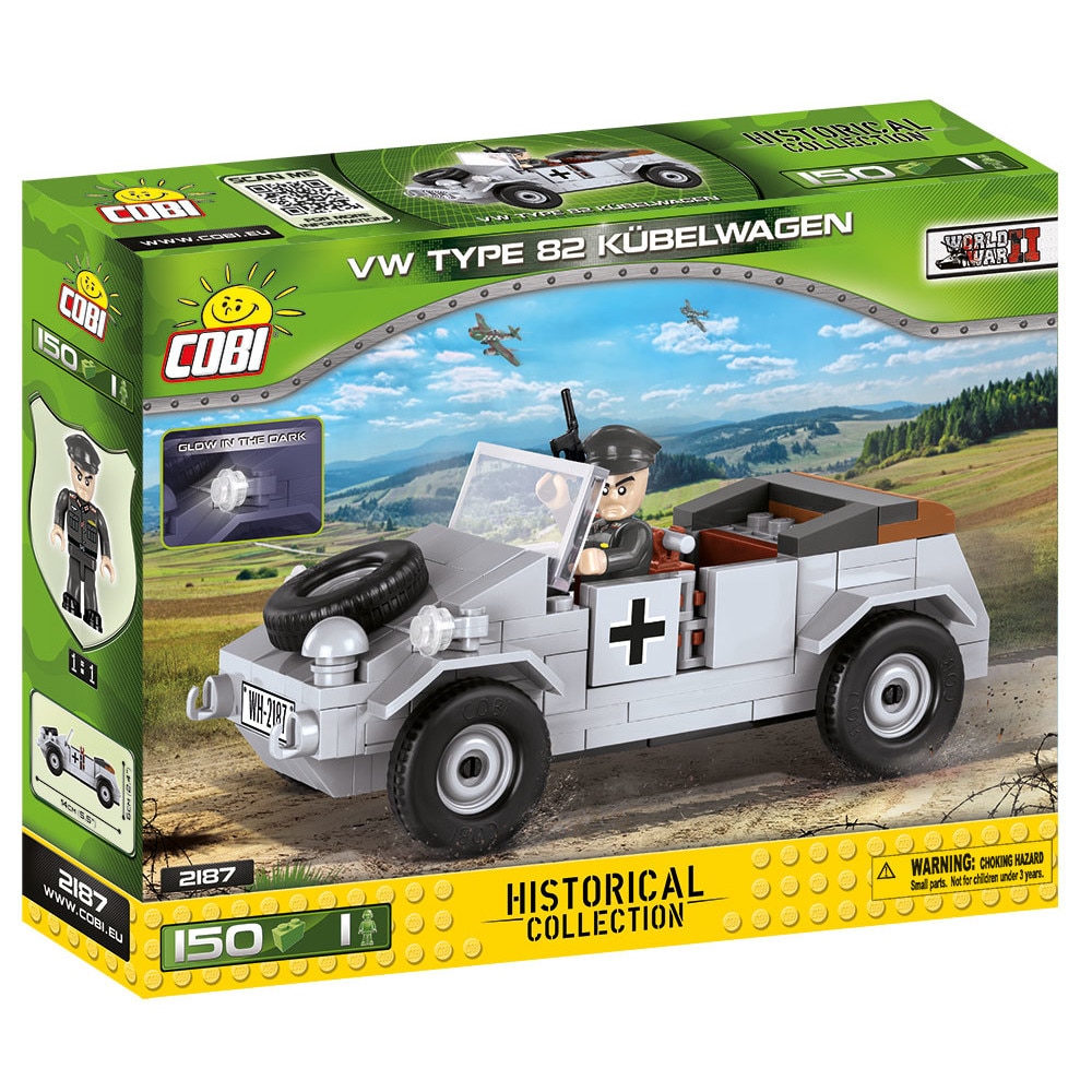 Set de construit Cobi, Small Army, VW 82 Kubelwagen (150pcs)