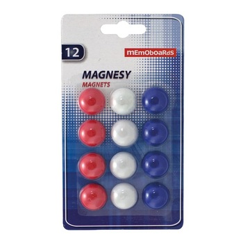 Magneti pentru whiteboard, Memoboards, 20 mm, 12/Set Magneti pentru whiteboard, Memoboards, 20 mm, 12/Set