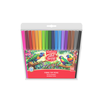 Carioca ErichKrause Bts, Capac Colorat, 18 buc/set Carioca ErichKrause Bts, Capac Colorat, 18 buc/set