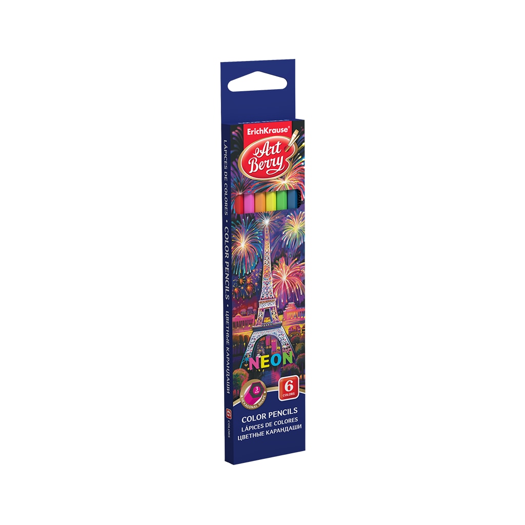 Creion Color ErichKrause Artberry, 6/Set