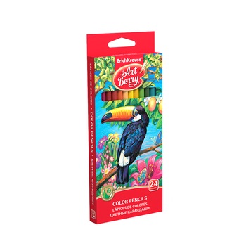 Creion Color ErichKrause Bts, Triunghiular, 24 buc/Set Creion Color ErichKrause Bts, Triunghiular, 24 buc/Set