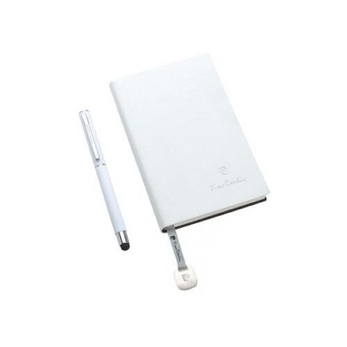 Set Notes A6 si Roller Pierre Cardin Arlas, Alb