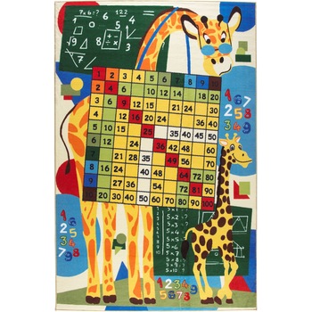 Covor Pentru Copii, Antiderapant, Math Class, Multicolor, 200x290 cm, 1632 gr/mp Covor Pentru Copii, Antiderapant, Math Class, Multicolor, 200x290 cm, 1632 gr/mp